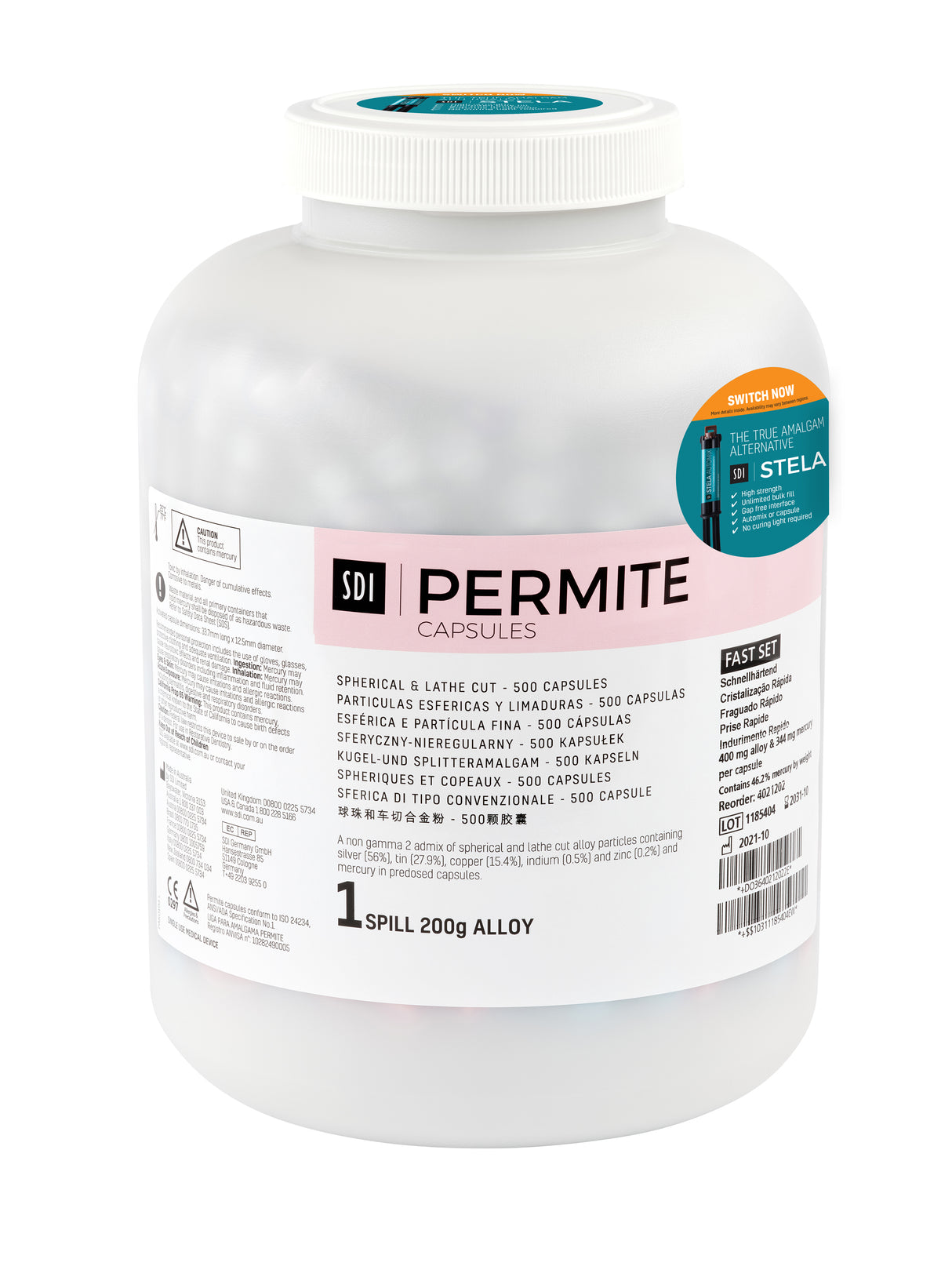 Permite Caps Dispersed Phase Alloy