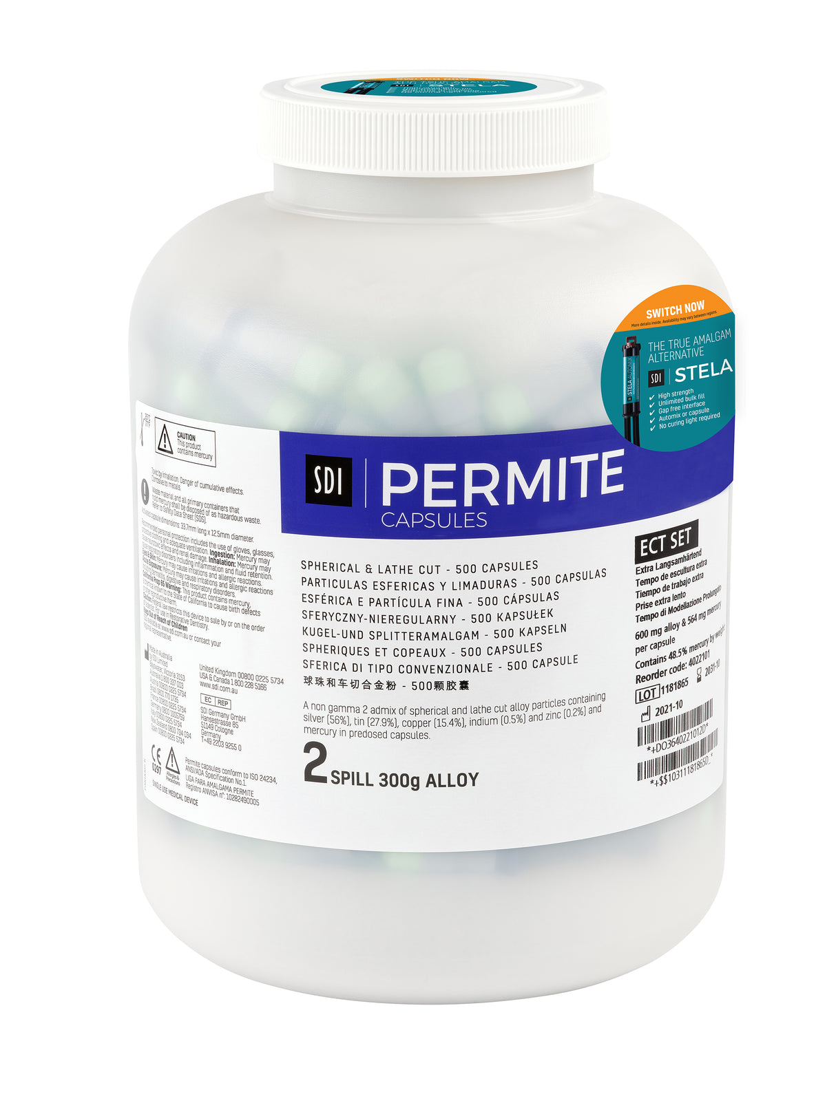 Permite Caps Dispersed Phase Alloy