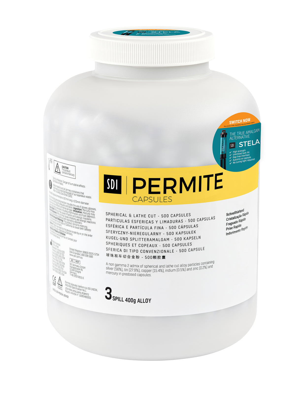 Permite Caps Dispersed Phase Alloy