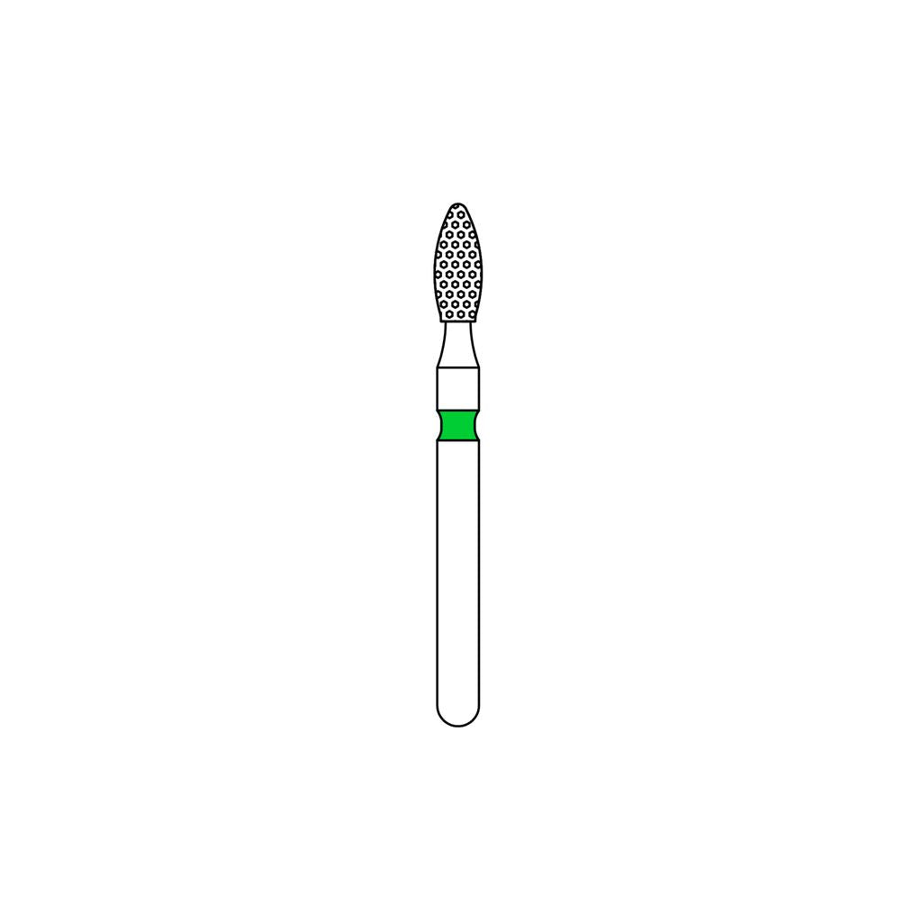 Priva Rotary Diamond Burs - Football - 5/Pk