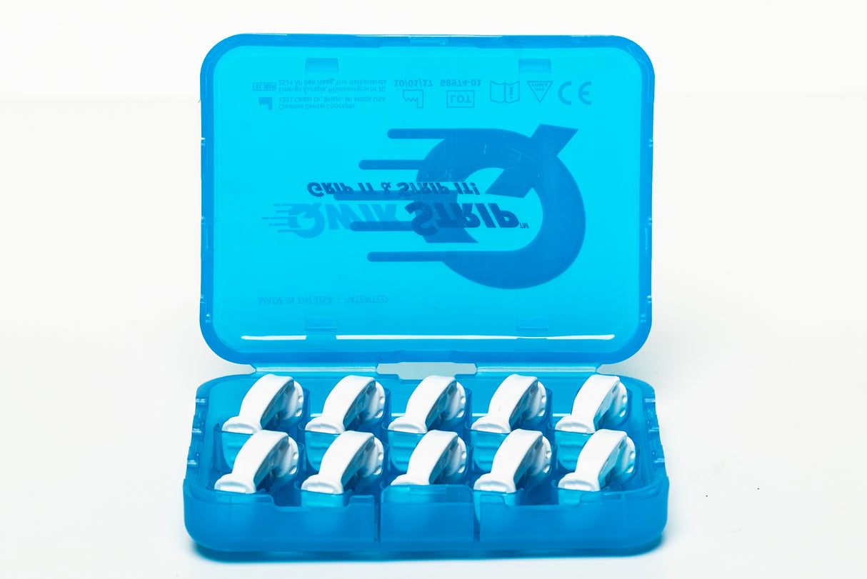 Qwikstrip Serrated Finishing Strips, 10/Pkg