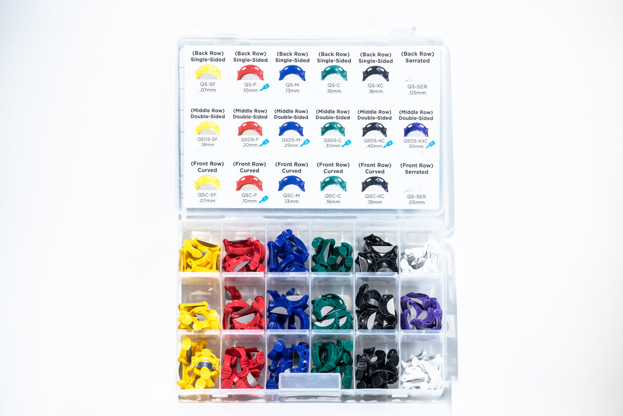 QwikStrip Ultimate IPR Finishing Strips, 180/Pkg