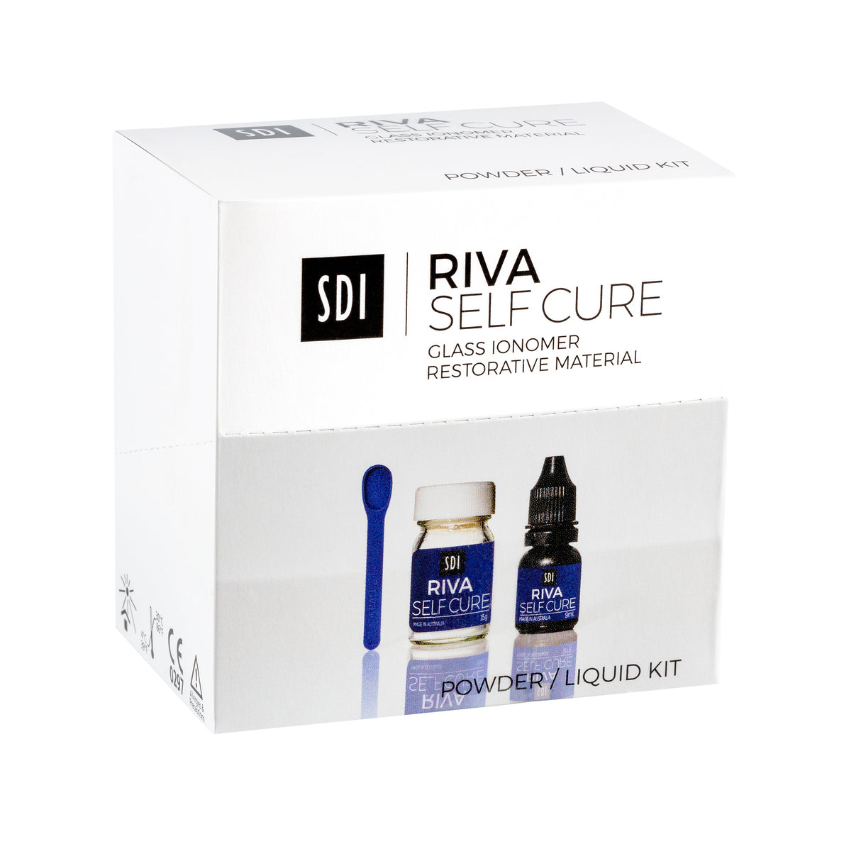 Riva Self-Cure Glass Ionomer Restorative, Powder-Liquid Kit/Starter Kit