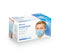 Medicom SafeMask FreeFlow Procedure Earloop Face Masks – ASTM F2100 Level 2, 50/Pkg