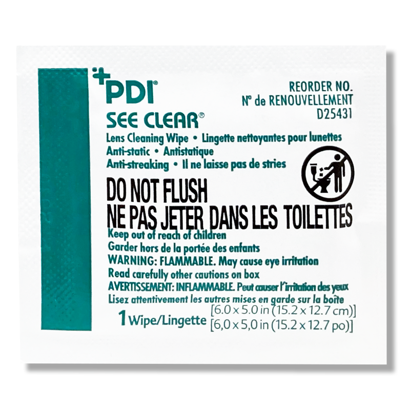 See Clear® Lens Cleaning Wipes 120 Wipes/Box