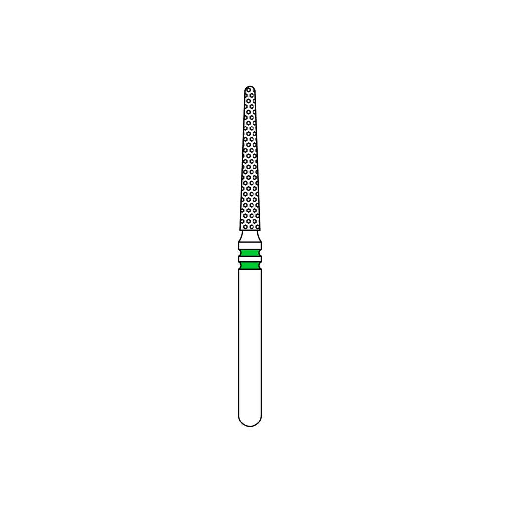 Two Striper® EURO Diamond Burs 5/Pk - Round-End Taper