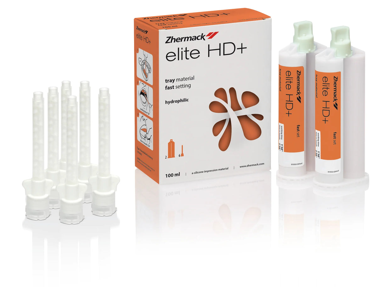 Elite HD+ A-Silicone Impression Material – Standard Pack, 50 ml Cartridges
