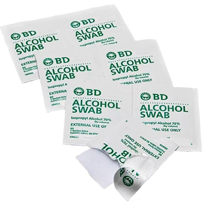 Alcohol Swabs 70% – 100/Pack, 12 Packs/Case