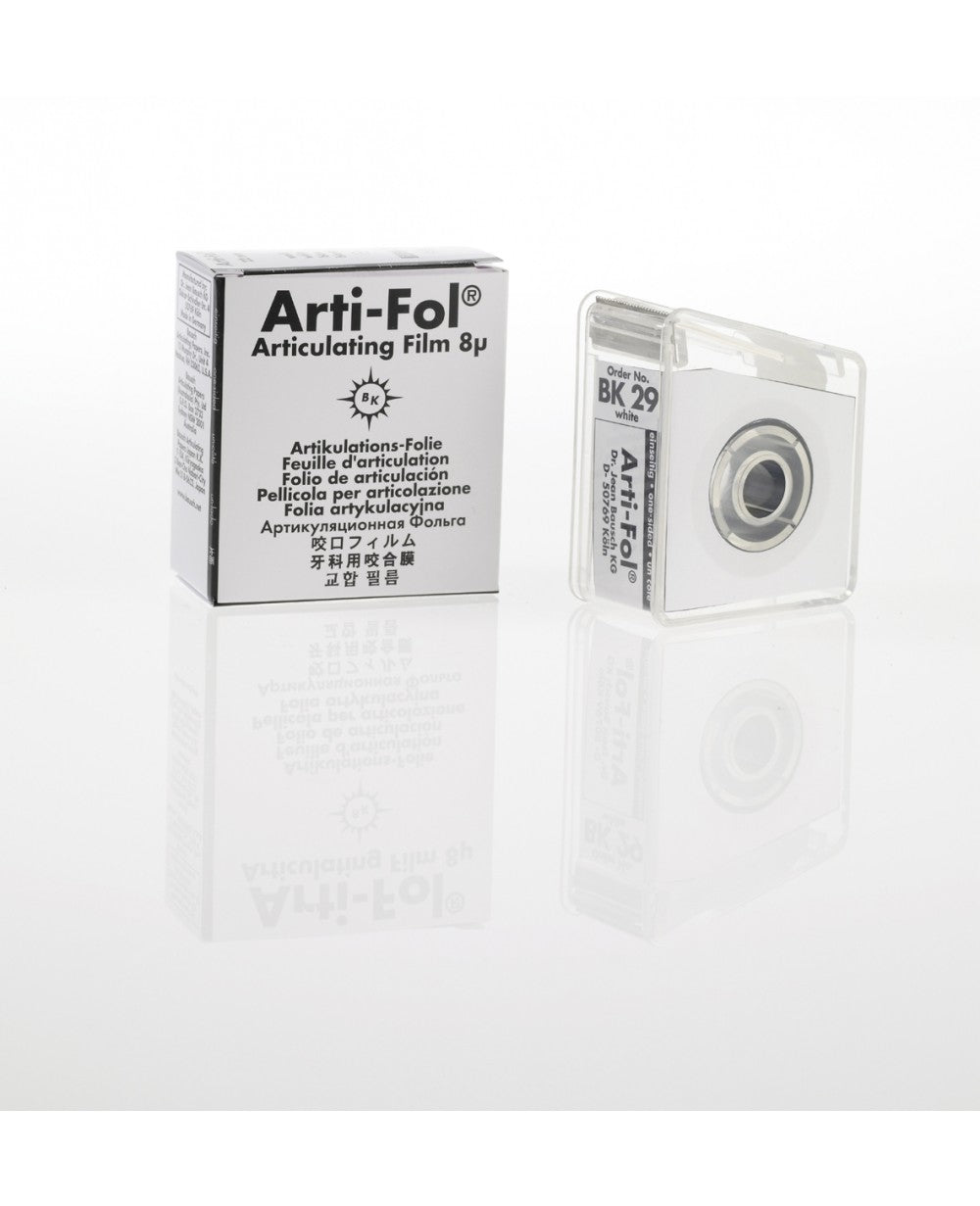 Bausch Arti-Fol Metallic - One-Sided Shimstock-Film, 8 microns, 22 mm x 20 m Roll