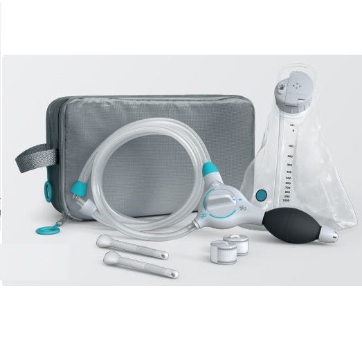 Peristeen® Plus system (incl. toiletry bag)