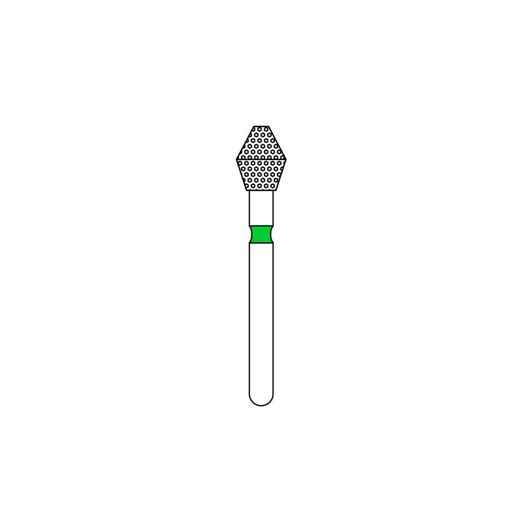 Priva Rotary Diamond Burs - Barrel - 5/Pk