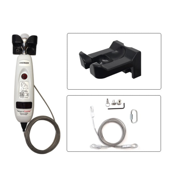 TAT-5000S Thermometer with Wall Mount & Latex-Free Nylon Covered Steel Cable