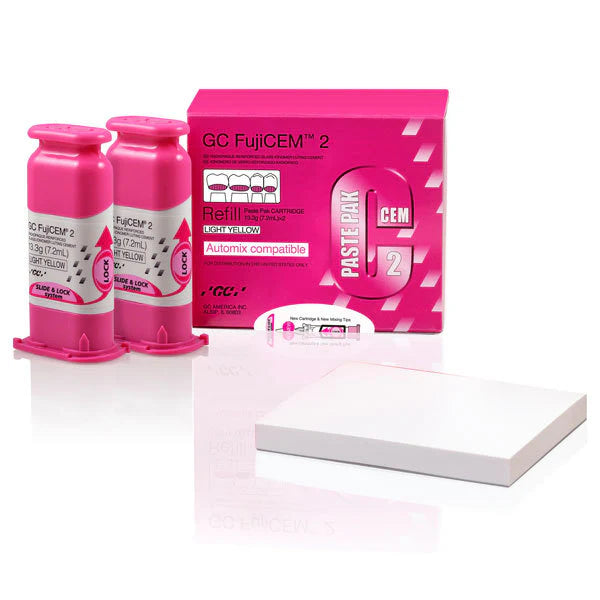 Fujicem 2 Glass Ionomer Cement - Paste Pak 2 x 13.3gm | EXP - 08/2026 | Clearance