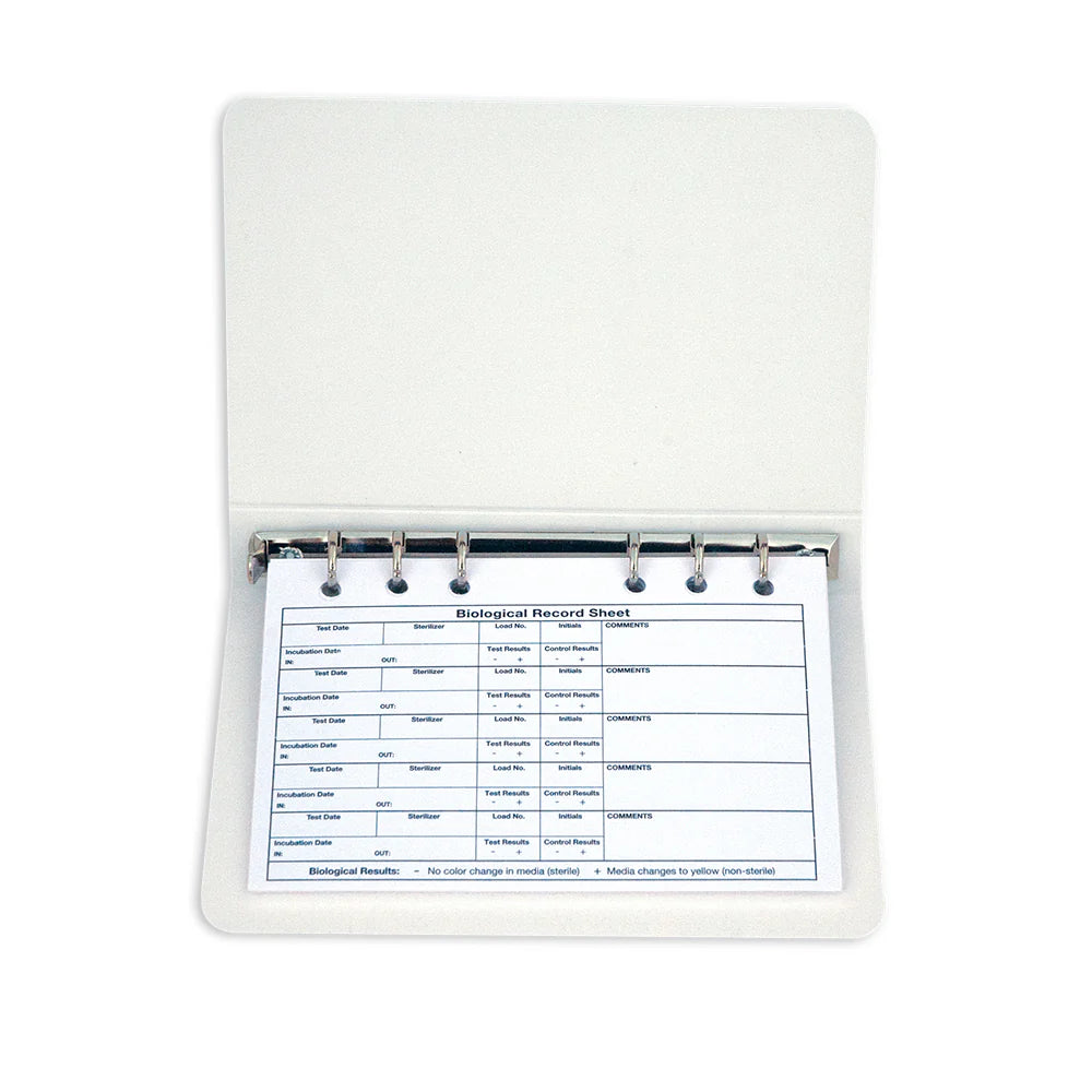 Bilingual sterilization record notebook