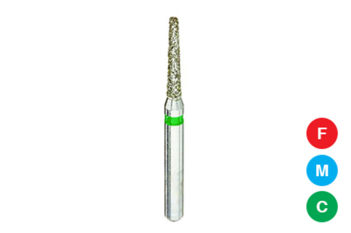 Beyes Diamond Burs Round End Taper - 10/pk