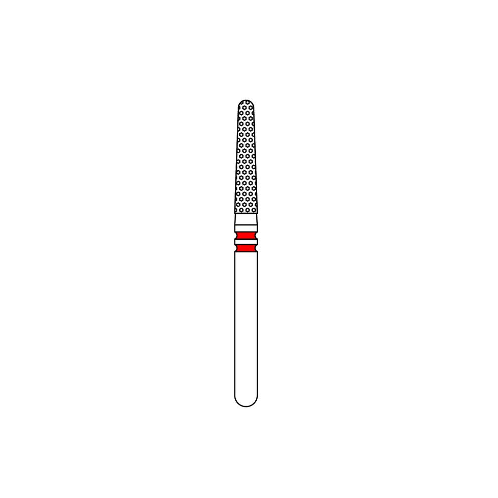 Two Striper® EURO Diamond Burs 5/Pk - Round-End Taper