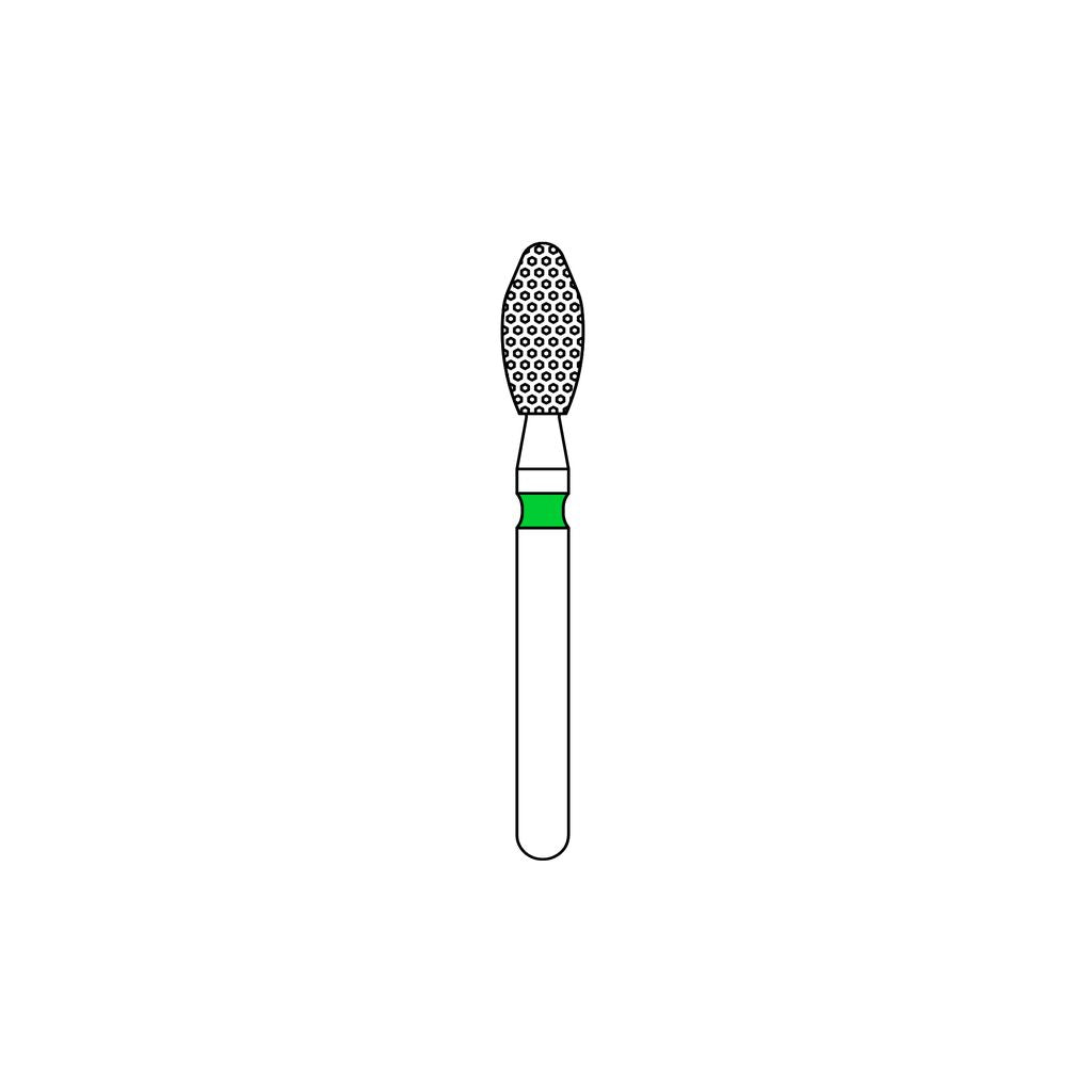 Priva Rotary Diamond Burs - Football - 5/Pk
