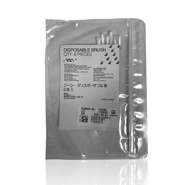 GC Reline II Disposable Brush, 6/Pkg