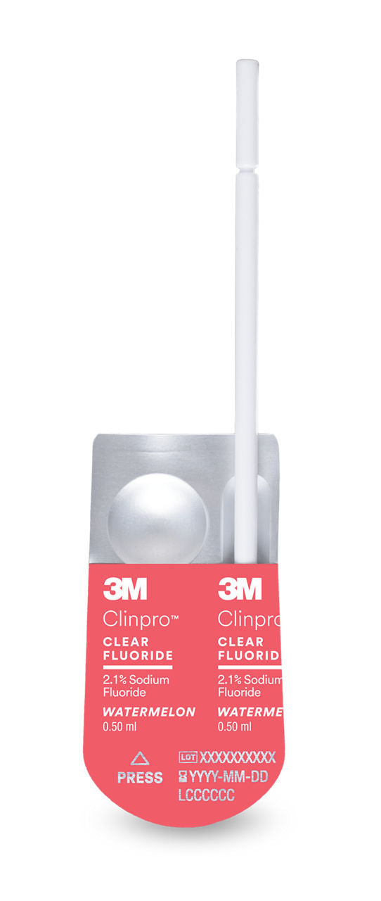 3M™ Clinpro™ Clear Fluoride Treatment – 0.5 ml Unit Dose, 100/Pkg