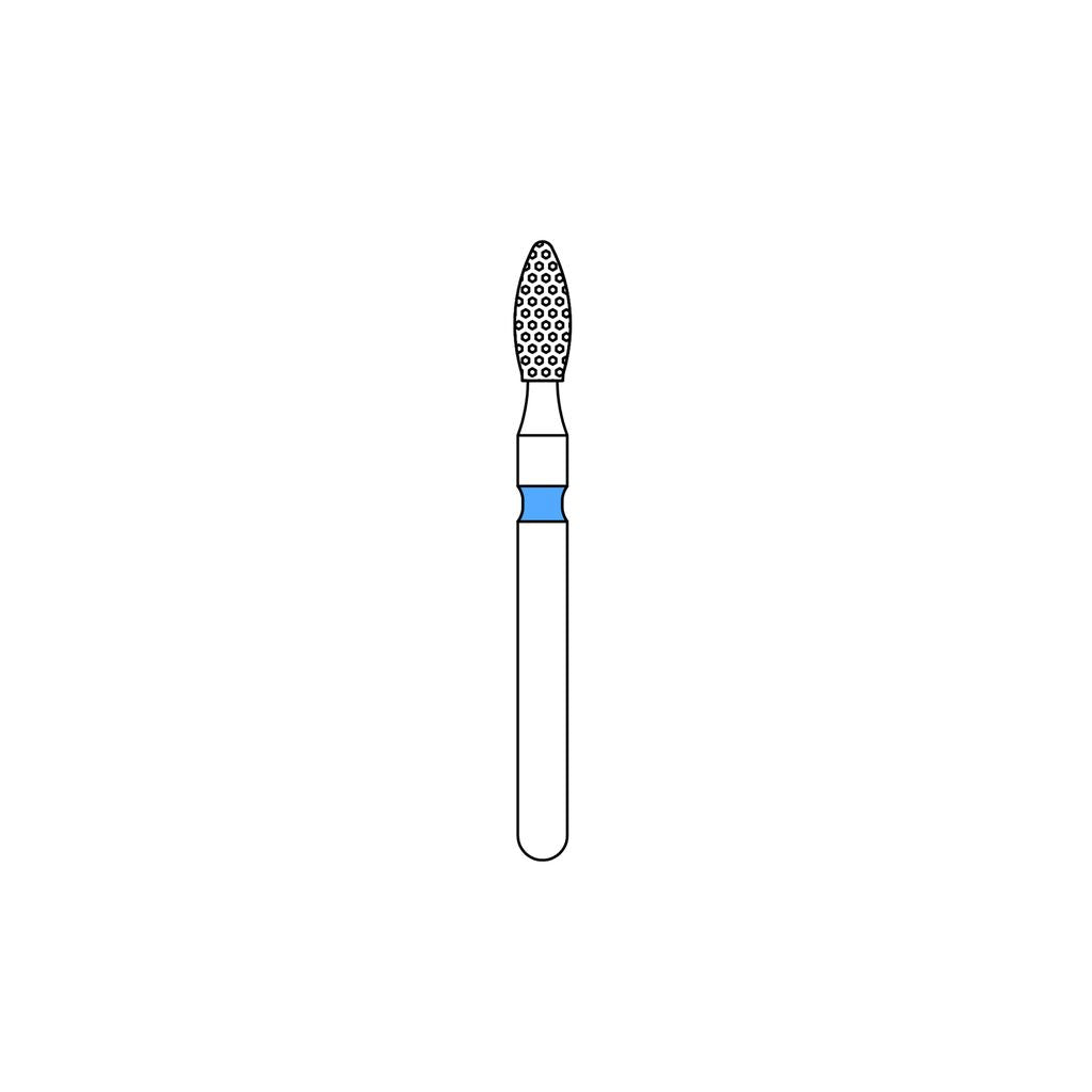 Priva Rotary Diamond Burs - Football - 5/Pk