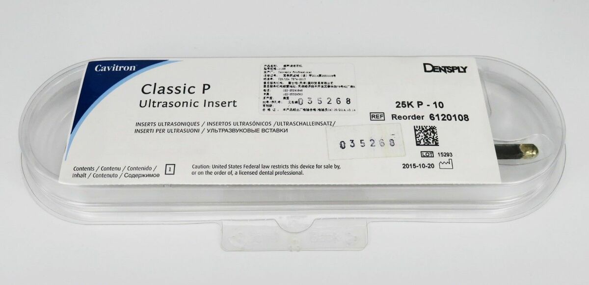 Cavitron SLI® Slimline® Metal Ultrasonic Insert – P10