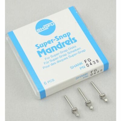Super-Snap® Mandrels – FG, Stainless Steel, 6/Pkg