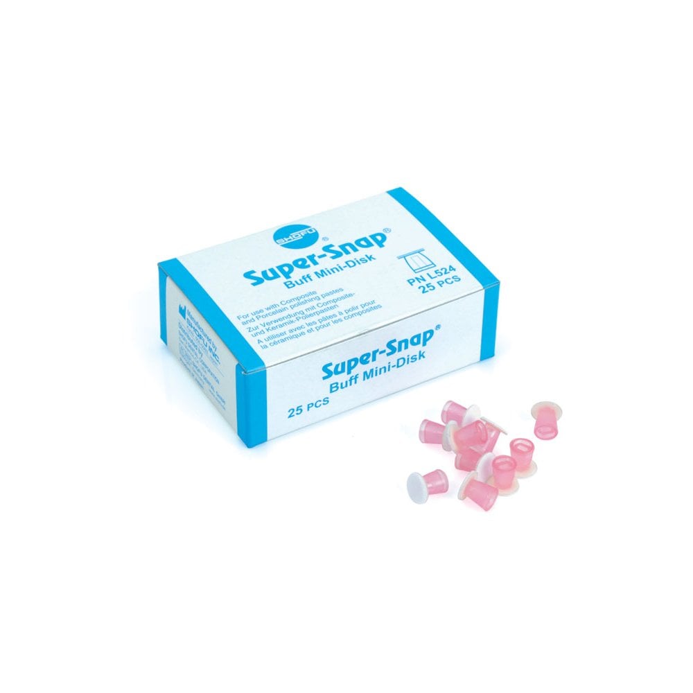 Super-Snap® Buff Disk Refill, 25/Pkg