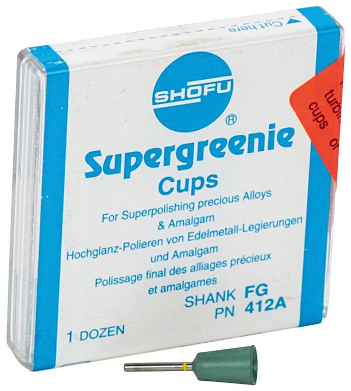Supergreenie Polishers – FG, Super-Polishing, 12/Pkg -