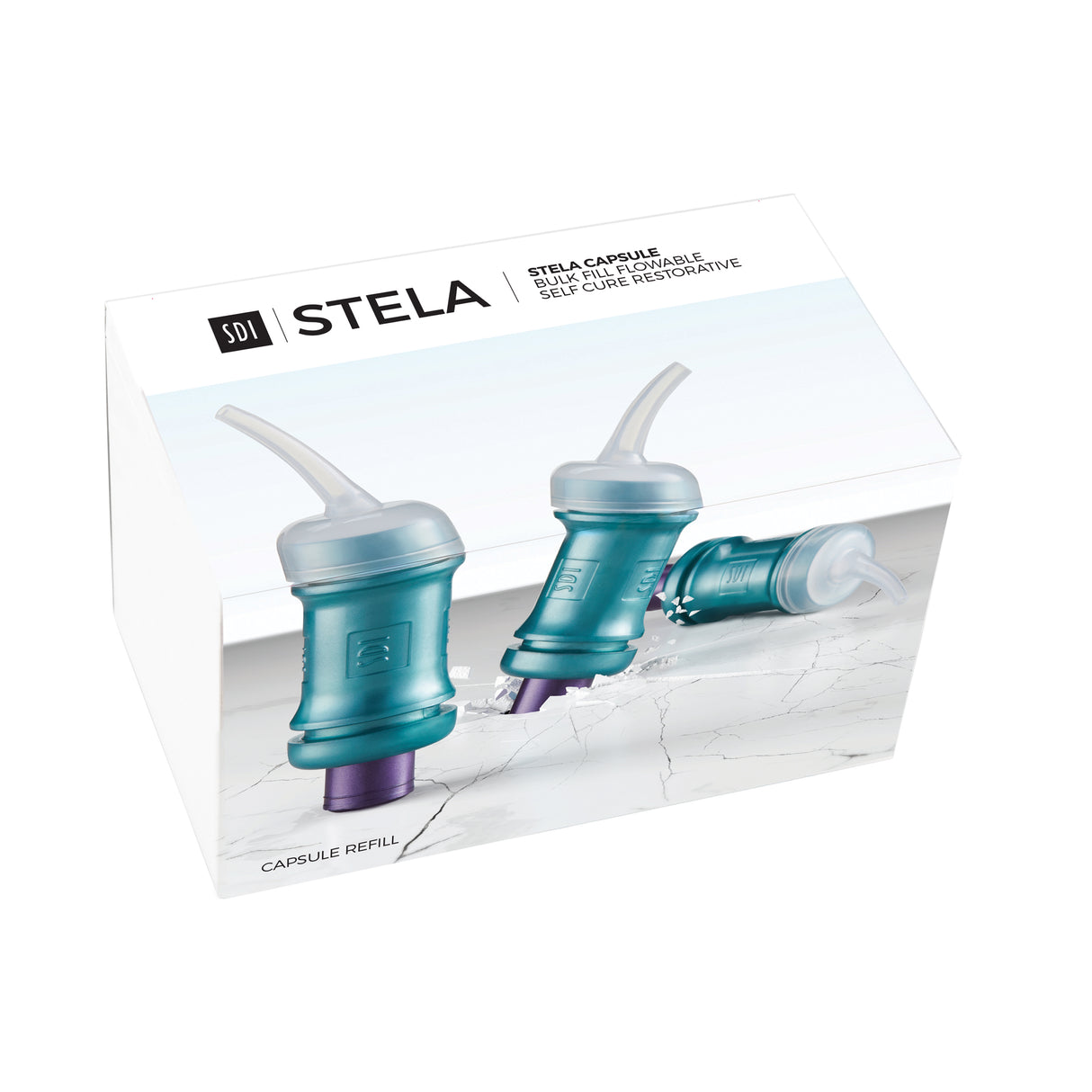 Stela Bulk Fill Flowable Self-Cure Restorative – Capsule Refill, 50/Pkg