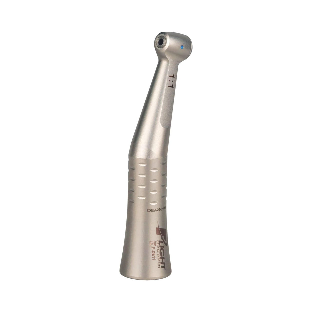 Flight 1:1 Contra Angle, No Water Spray, Latch Head Push Button, One Piece Handpiece