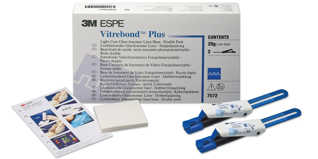 Vitrebond Plus Clicker Dispenser Double Pack