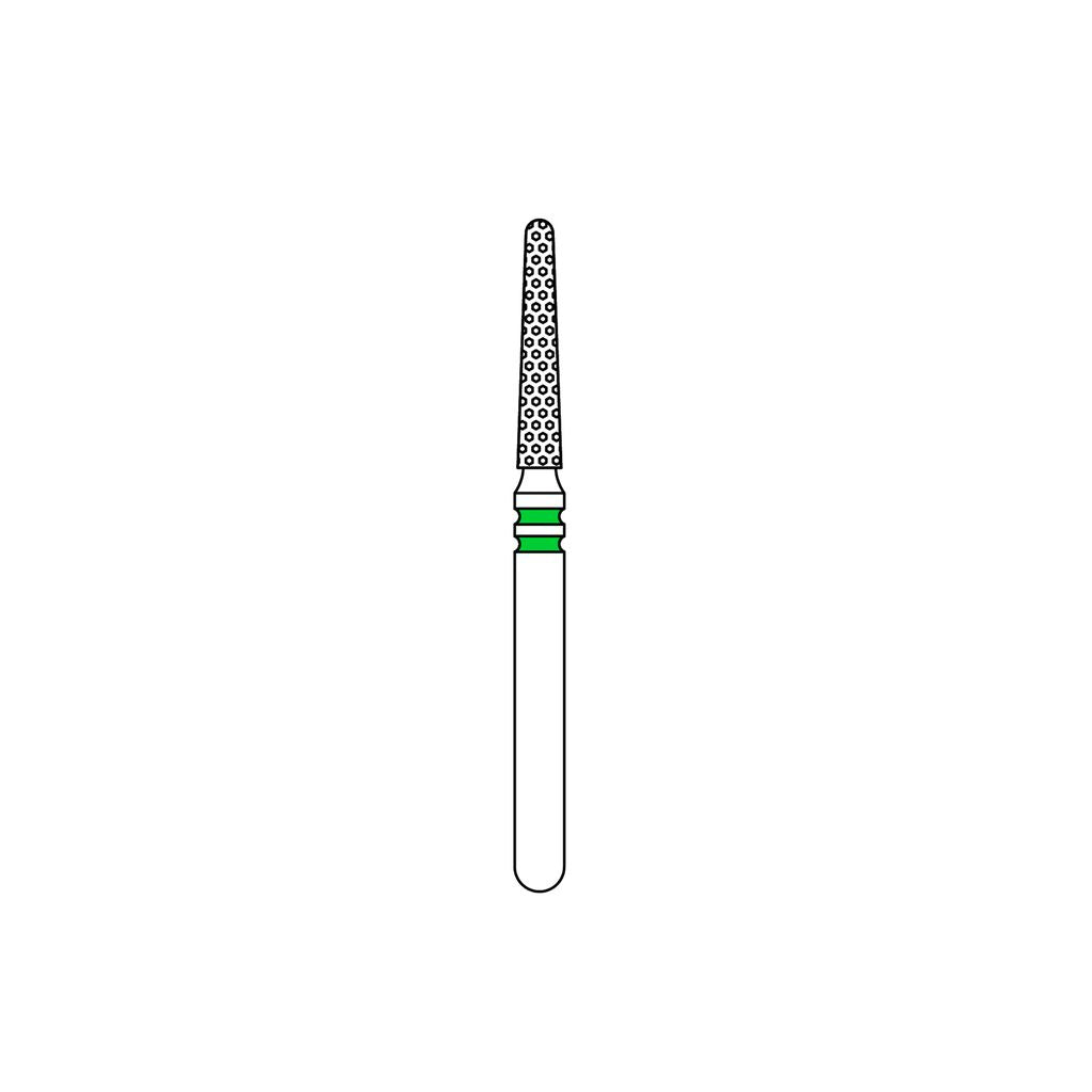 Two Striper® EURO Diamond Burs 5/Pk - Round-End Taper