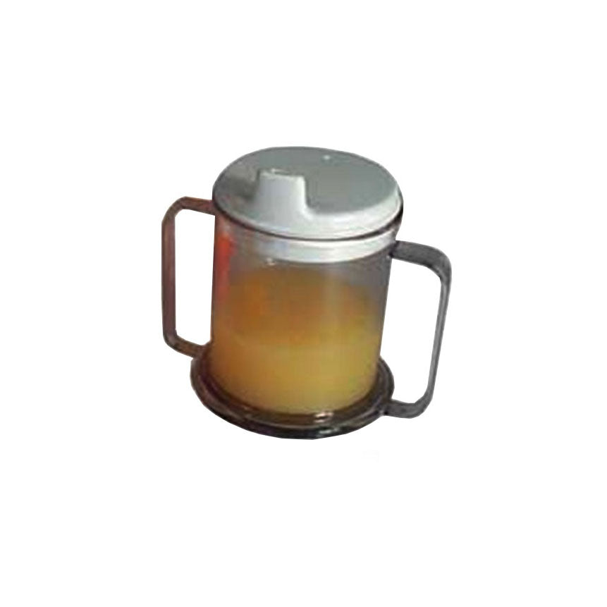 No Slip Double handed Mug, Clear
