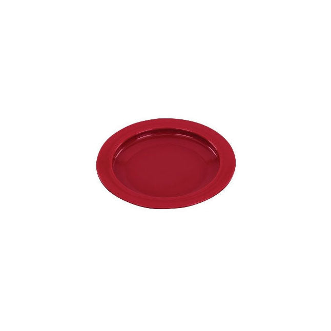 Redware™ Inner Lip™ Maddak Dinning Plate, OD 9" Red