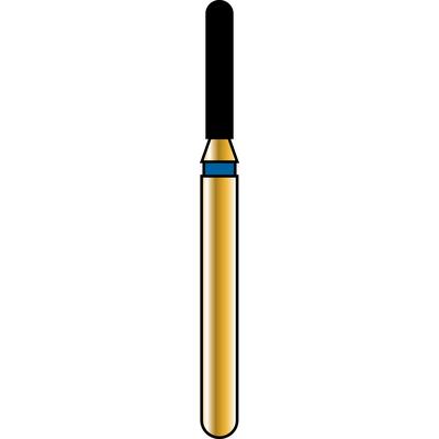 Alpen® Multi Use Diamond Burs – FG, Coarse, Blue, Cylinder Round End, 5/Pkgc