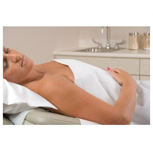 Premium 3 Ply Bed Sheet Drape, White