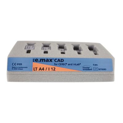 IPS e.max® CAD LT (Low Translucency) Blocks – Size I12, 5/Pkg