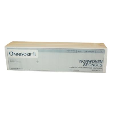 OMNISORB® II Nonwoven Sponges – 3" x 3", Closed Weave, Nonsterile, 4000/Case