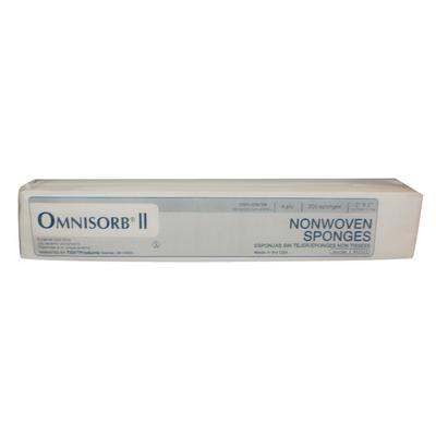 OMNISORB® II Nonwoven Sponges – 3" x 3", Closed Weave, Nonsterile, 4000/Case