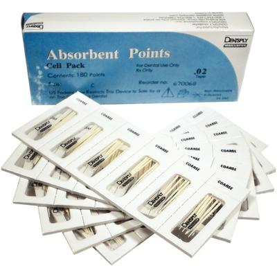 Absorbent Paper Points โ Sterile, Cell Pack, 180/Box