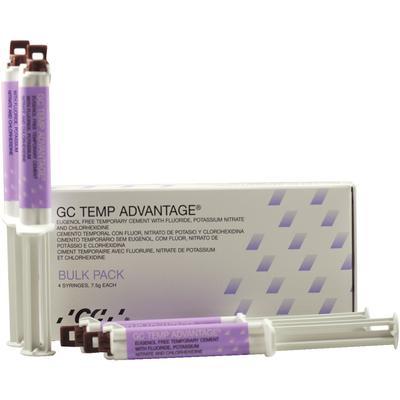 GC TEMP Advantage™ Temporary Cement – Syringes, Bulk Refill, 4/Pkg (4951785635885)