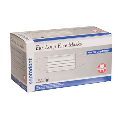 Earloop Face Masks – ASTM Level 1, Nonwoven, 50/Box