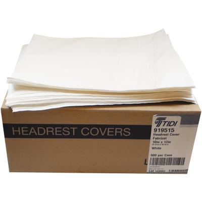 Ultimate Headrest Covers – Fabricel®, White, 500/Case
