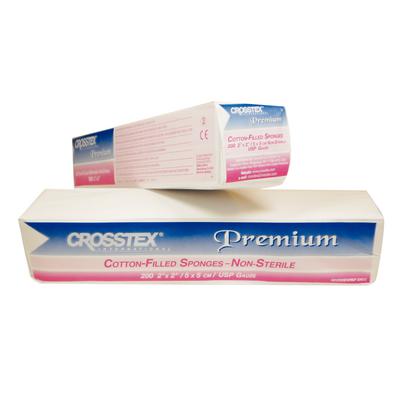 Cotton-Filled Exodontia Sponges – 2" x 2", Sterile, 5000/Pkg