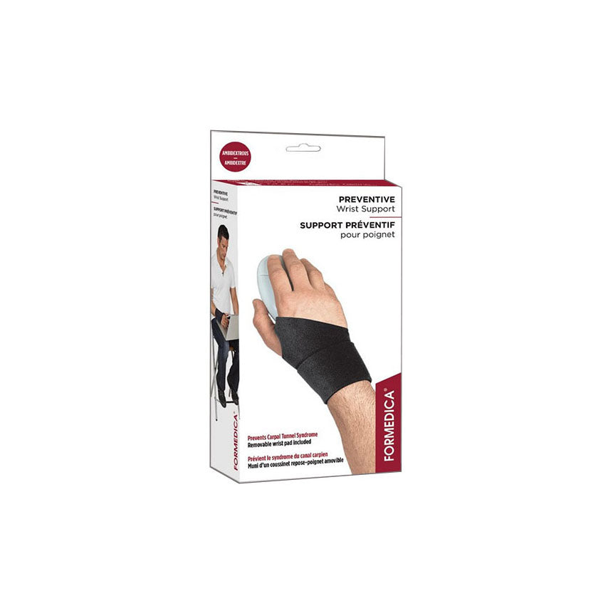 Wrist Support, Preventive, Small/Medium, Black