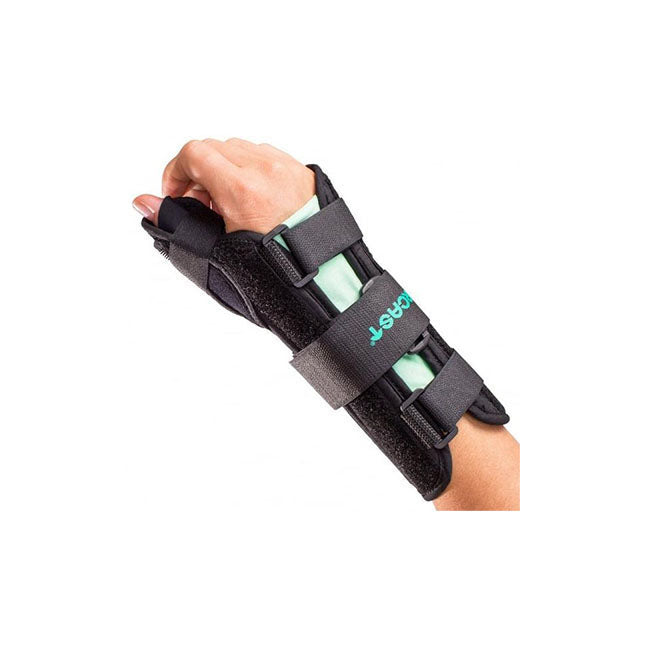 Aircast® A2™ Wrist Brace, Left, Nylon Foam, With Thumb Spica