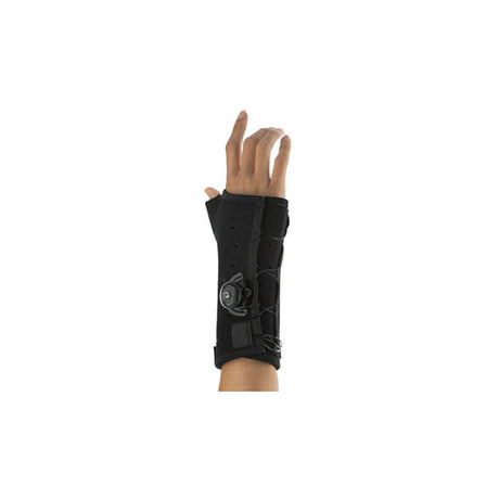 Exos® Long Thumb Spica Brace, Right, with Boa®, Black