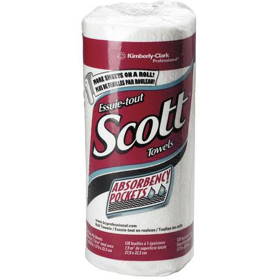 Scott® Paper Towels – White, 20 Rolls/Pk