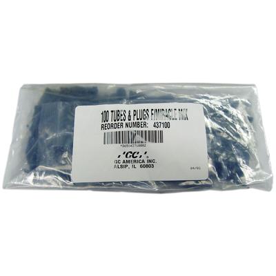 Miracle Mix Tubes and Plugs Refill, 100 Each/Pkg