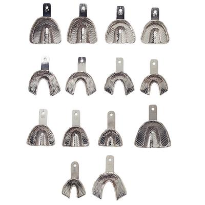 COE Impression Trays – Stainless Steel Individual Trays, Perforated